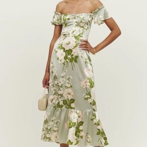 Reformation Sianna Silk Dress